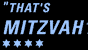 Thats Mitzvahtainment